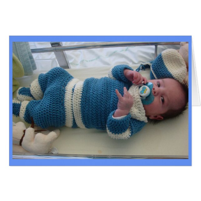 Cartão bebê (Frente Horizontal)