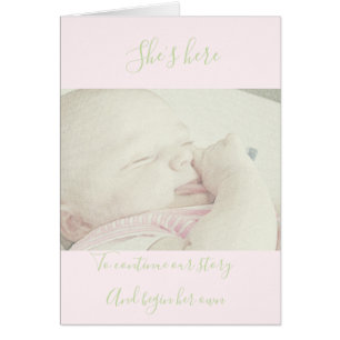 Cartão Bebé bem-vindo