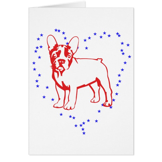 Cartão Bebê Buldogue (Frente)