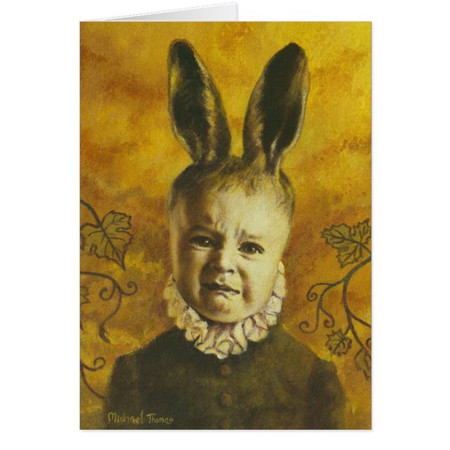 Cartão Bebê Bunny Mutant Design (Frente)