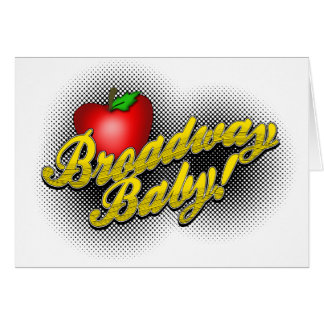 Cartão Bebê de Broadway!
