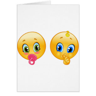 Cartão bebê emojis