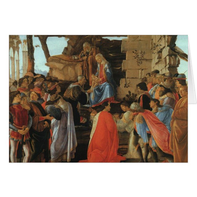 Cartão Bebê Jesus Joseph dos reis Virgem Maria do (Frente Horizontal)