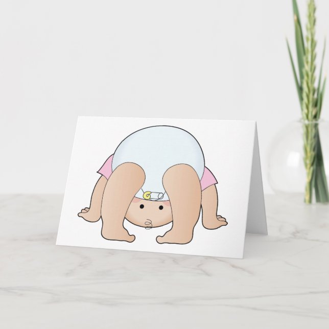 Cartão Bebê Menina (Frente)