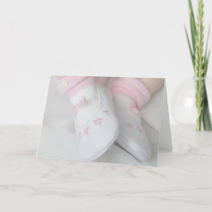Cartão Bebê Menina