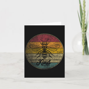 Cartão Bebê Seja gentil - Vintage Love Women Kids Retro G