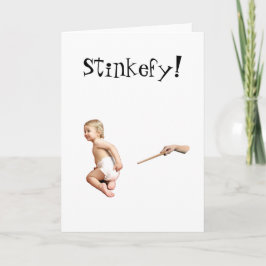 Cartão Bebê Stinkefy!