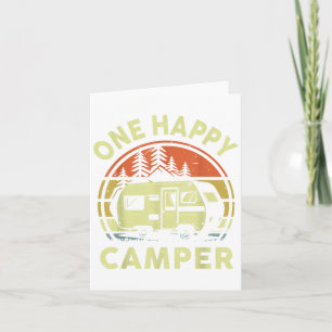 Cartão Bebê Um Feliz Aventureiro Mãe Pai Divertido Campin
