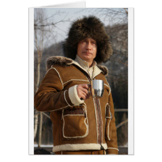 Cartão Bebendo de Putin!