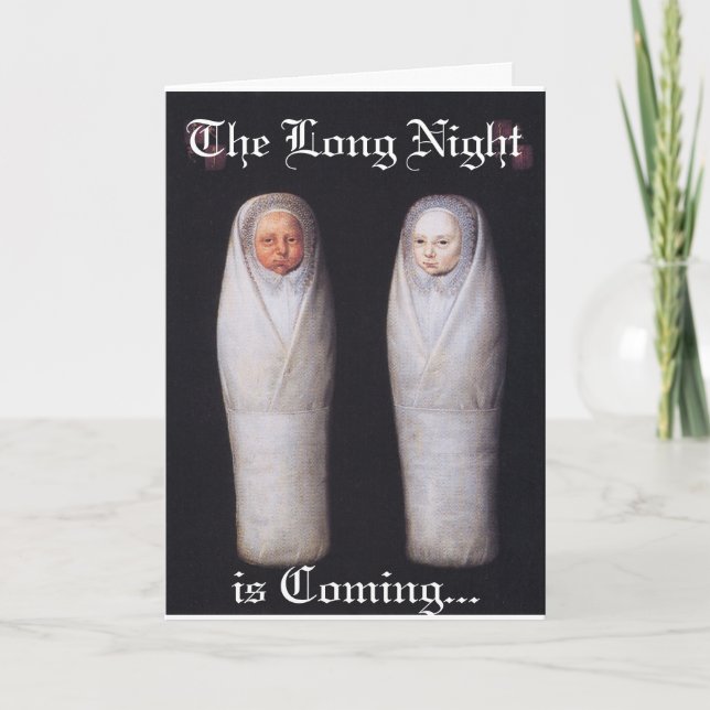 Cartão Bebês estão vindo (Frente)