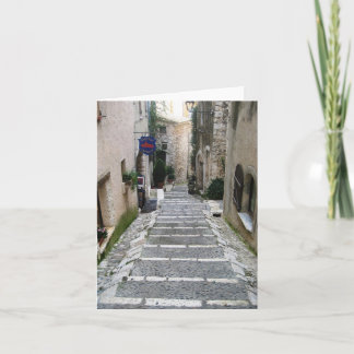 Cartão Beco em St Paul, France