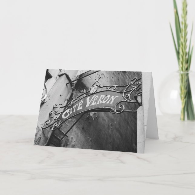 CARTÃO BECO PARISIENSE… (Frente)