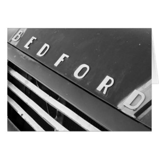 Cartão Bedford B&W