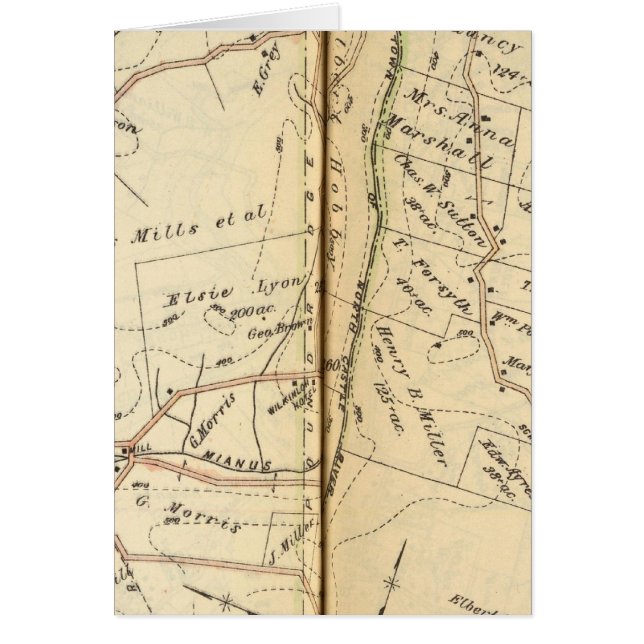 Cartão Bedford, Nova York (Frente)