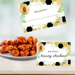 Cartão BEE-licious Blank Food Tent Card