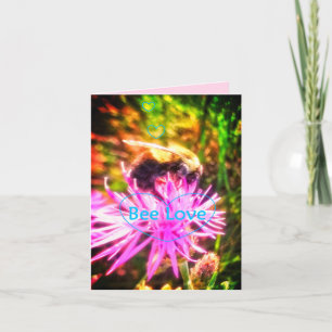 CARTÃO BEE LOVE ORIBRIGHT SMALL GREETING CARD