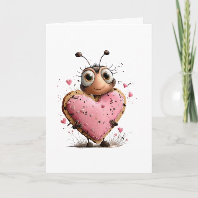 Cartão Bee Valentine's Day Card (Frente)
