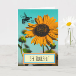 Cartão Bee Yourself Bumblebee Tênis