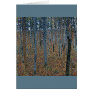 Cartão Beech Grove I Gustav Klimt