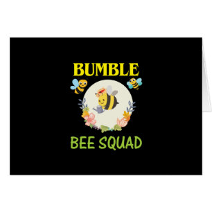 Cartão Beekeeper Art Bumble Bee Squad