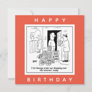 Cartão Beer Drinker Online Comprando Cartoon de Cerveja