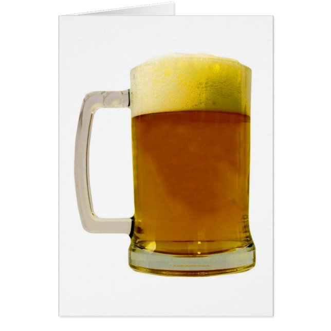 Cartão Beer Mug (Frente)
