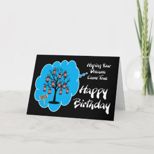 Cartão Beer Tree Birthday Card