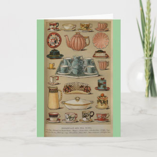 Cartão Beeton Breakfast Tea China Crockery