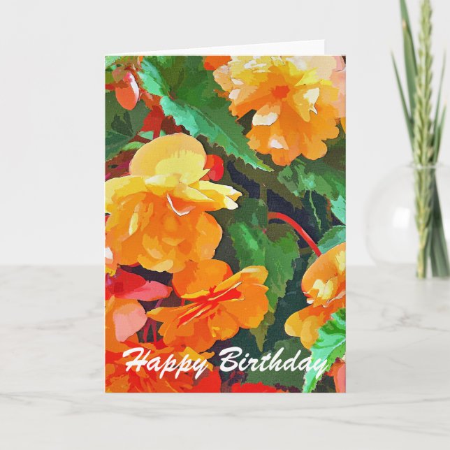 CARTÃO BEGONIAS (Frente)