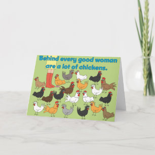 Cartão Behind Every Good Woman - Greeting Card