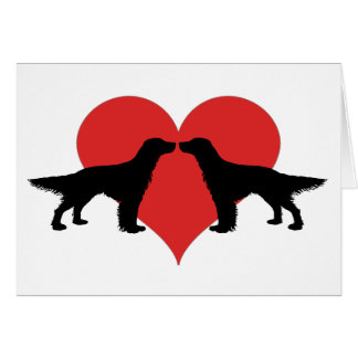 Cartão Beijando cães