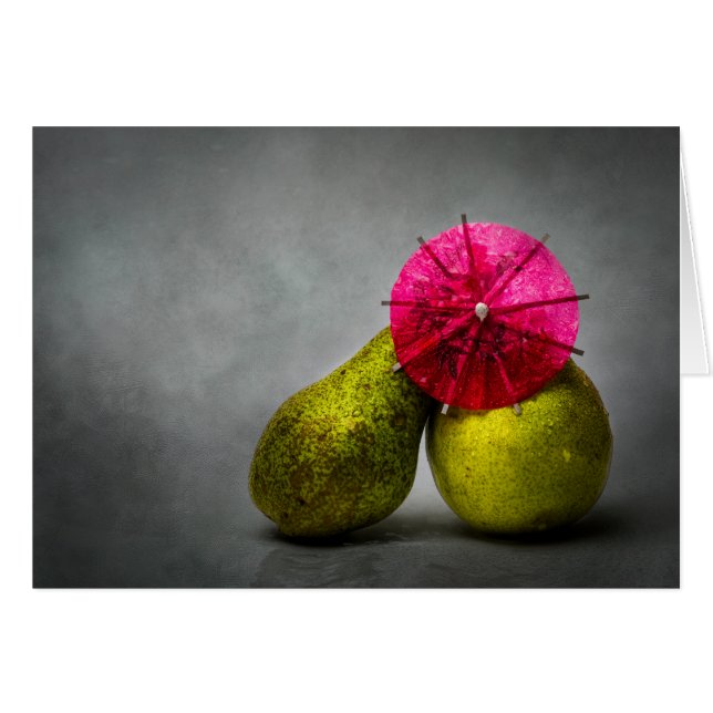 Cartão Beijar Na Chuva (Frente Horizontal)