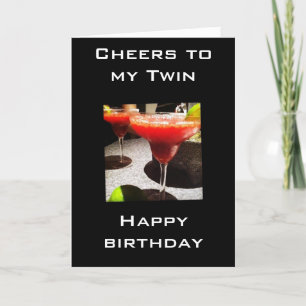 CARTÃO BEIJAS AO MEU GÊMEO NO NOSSO ANIVERSÁRIO