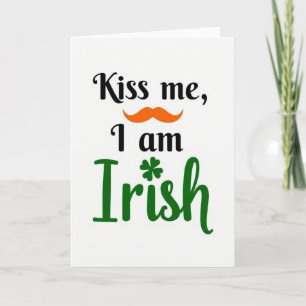 Cartão Beije-me, Sou Irlandês