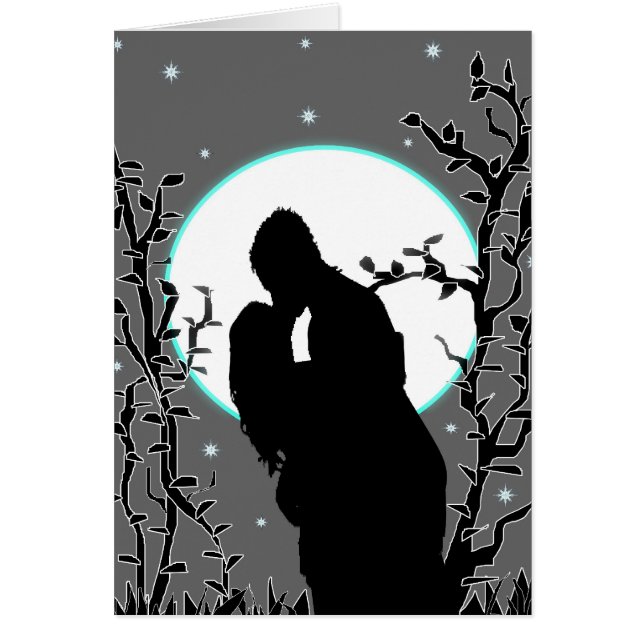 Cartão beijo da meia-noite (Frente)