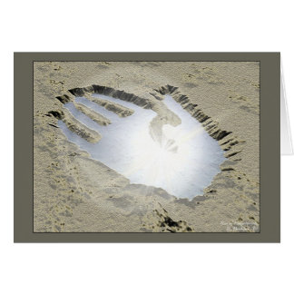 Cartão Beijo das impressões digitais