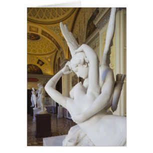 Cartão Beijo de Cupido e Psique, por Antonio Canova
