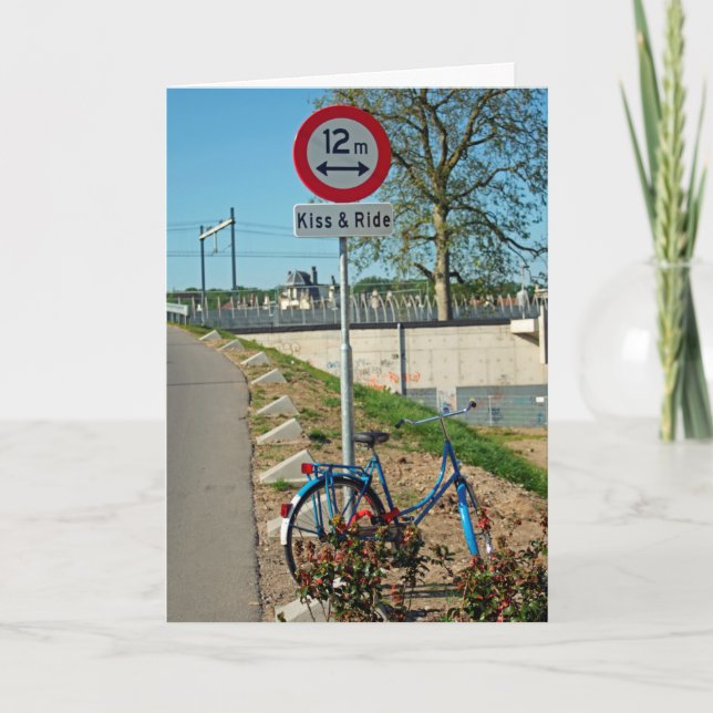 Cartão Beijo e carona (Frente)