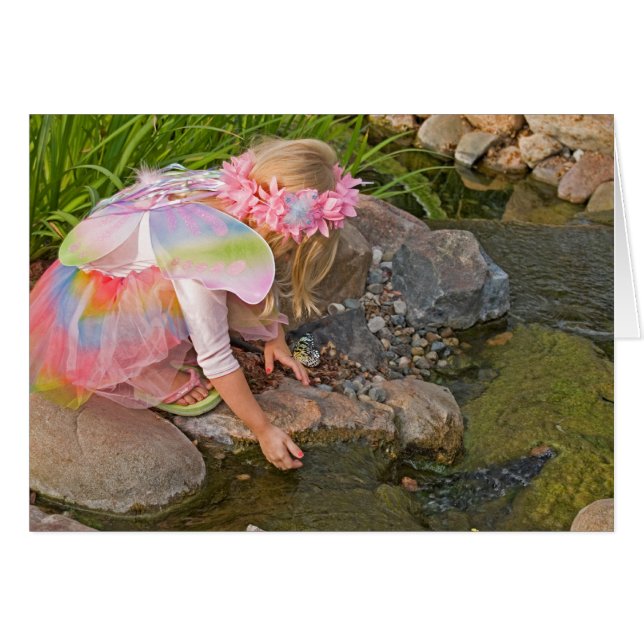 Cartão Beijos de Borboleta (Frente Horizontal)