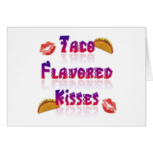 Cartão Beijos Flavored Taco