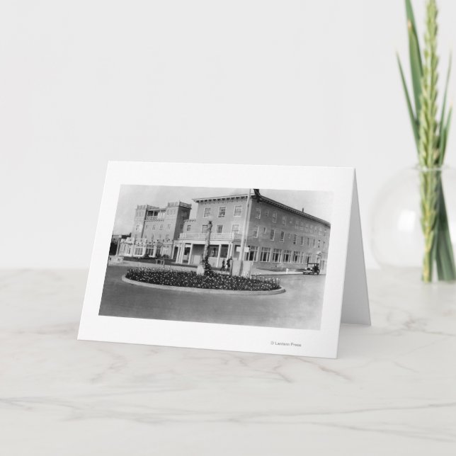 Cartão Beira-mar, opinião de Oregon da fotografia do (Frente)