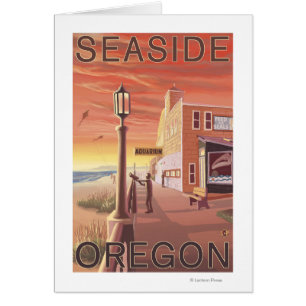 Cartão Beira-mar, opinião de OregonAquarium