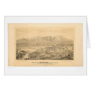 Cartão Beira-rio, mapa panorâmico 1877 do CA (1404C)