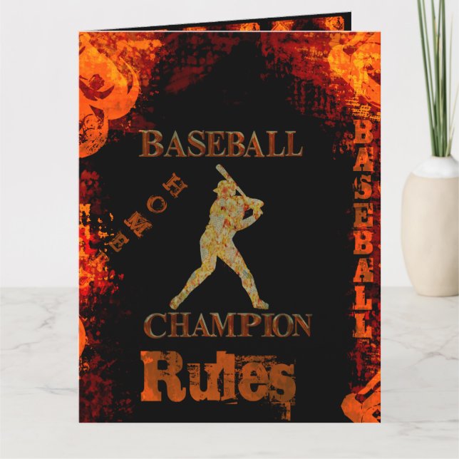 Cartão Beisebol       (Frente)