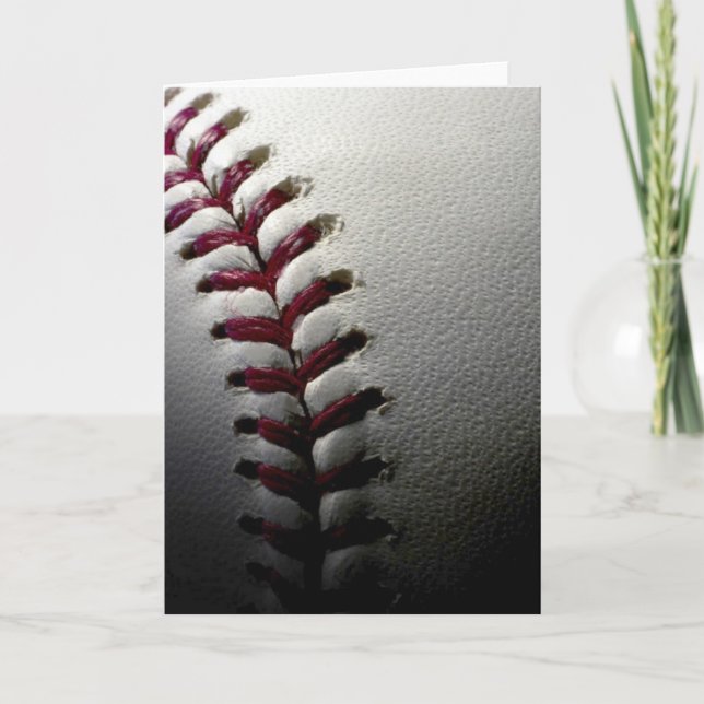 Cartão Beisebol Fechado (Frente)