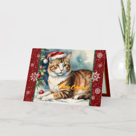 Cartão Bela Coleção Moderna de Férias de Natal