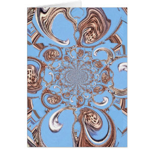 Cartão Bela design feminina fantástica