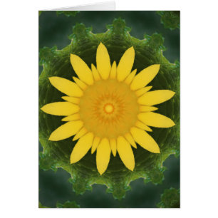 Cartão Bela flor de sol