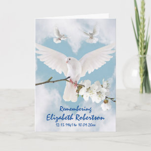 Cartão Bela Vaca Branca Memorial "Não Chore"