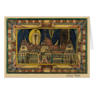 Cartão Belas artes de Wölfli "Waldau"